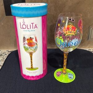 Lolita Wine Glass - “Drama Queen”
